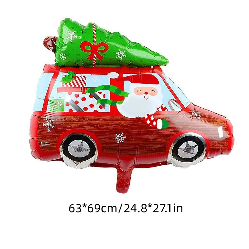 Christmas Foil Balloons Santa Snowman Xmas Decoration