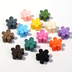 Mini Floral Hair Claw Ponytail Holder for Women