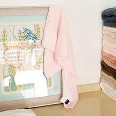 Soft Coral Fleece Hand Towel for Home Bathroom