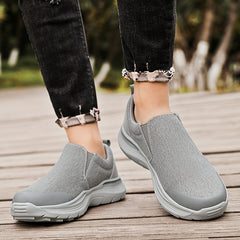 Men's Canvas Slip On Loafer Shoes Walking Sneakers
