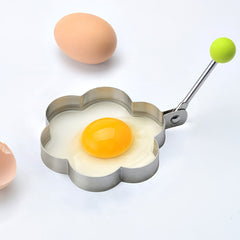 5pcs Stainless Steel Heart-shaped Egg Maker Fried Egg Mold