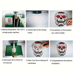 Quiet Lips Iron On Heat Transfer Decal for Clothing Customization