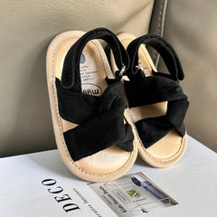Comfy Baby Girls Sandals Lightweight Non Slip Walking Shoes For Infants