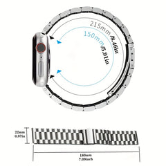 Stainless Steel Smart Watch Belt Safety Buckle + Tools