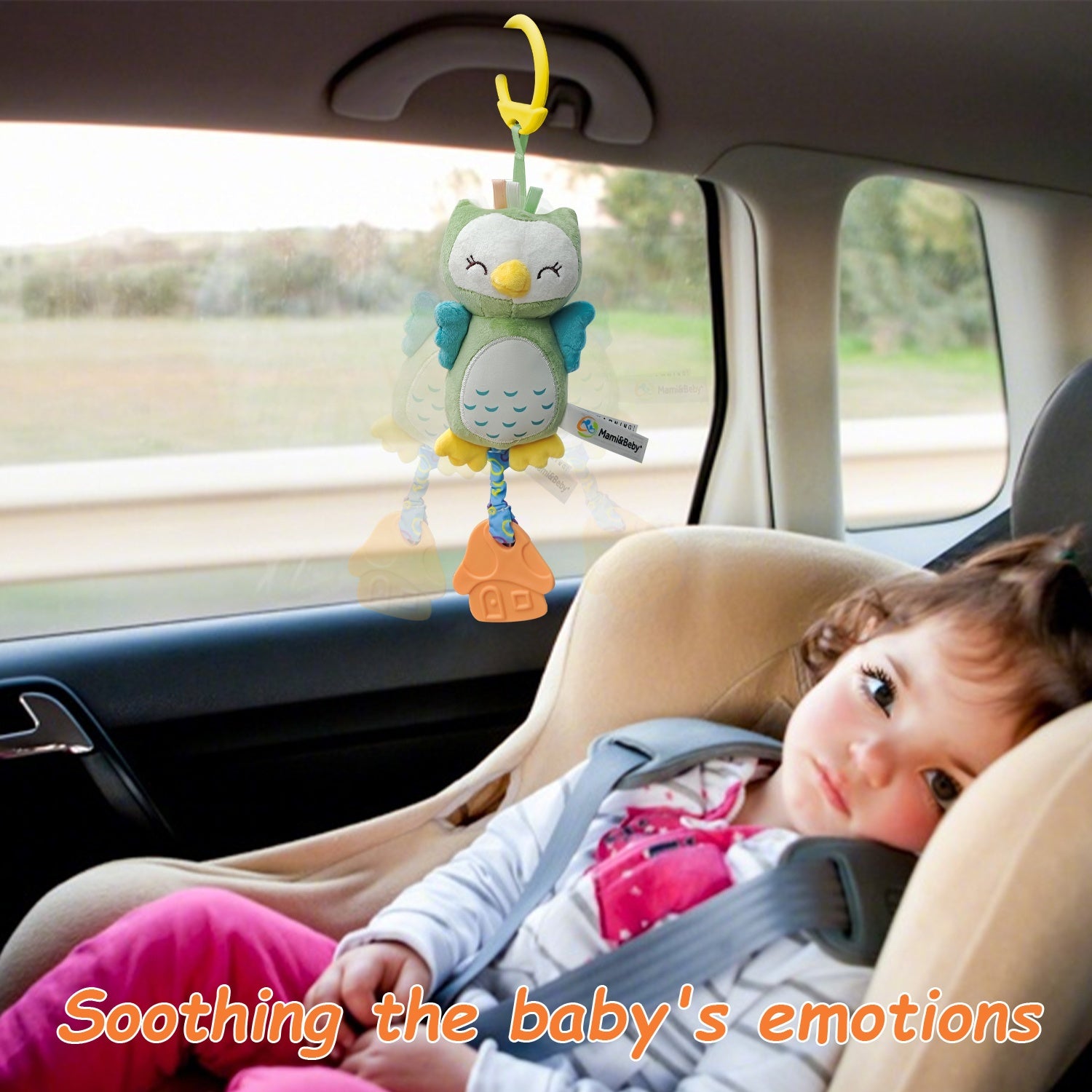 Adorable Owl Mobile Hanging Toy Colorful Music Themed