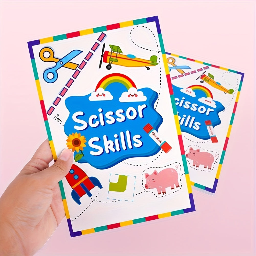 Paper Cutting Activity Book DIY Paper Art Projects No Scissors