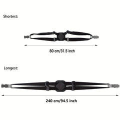 Adjustable Elastic Luggage Strap with Buckles for Baggage