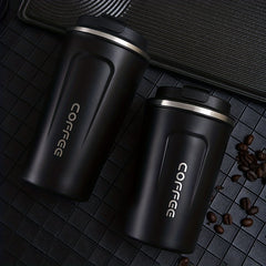 304 Stainless Steel Vacuum Coffee Cup 12.85oz Leakproof Insulation Tumbler
