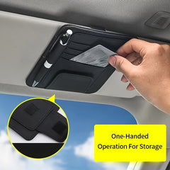 Car Sun Visor Storage Bag Pocket Storage Auto Interior Accessories