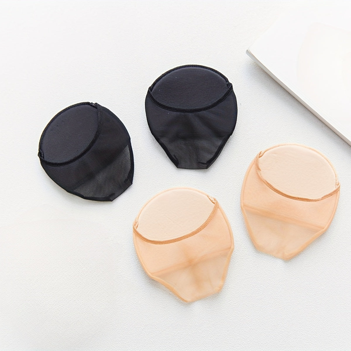 6 Pairs Hollow Out Half Palm Slingback High Heel Socks Women's Stockings