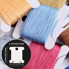 50-100pcs DIY Cross Stitch Thread Embroidery Thread Winder