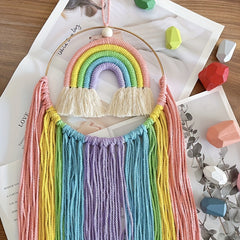 Colorful Tassel Rainbow Wall Hanging Decor