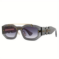 Top Bar Gradient Sunglasses for Beach Party UV400
