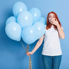 100pcs 30 48 Cm Light Balloons for Birthday Baby Shower Gender Reveal