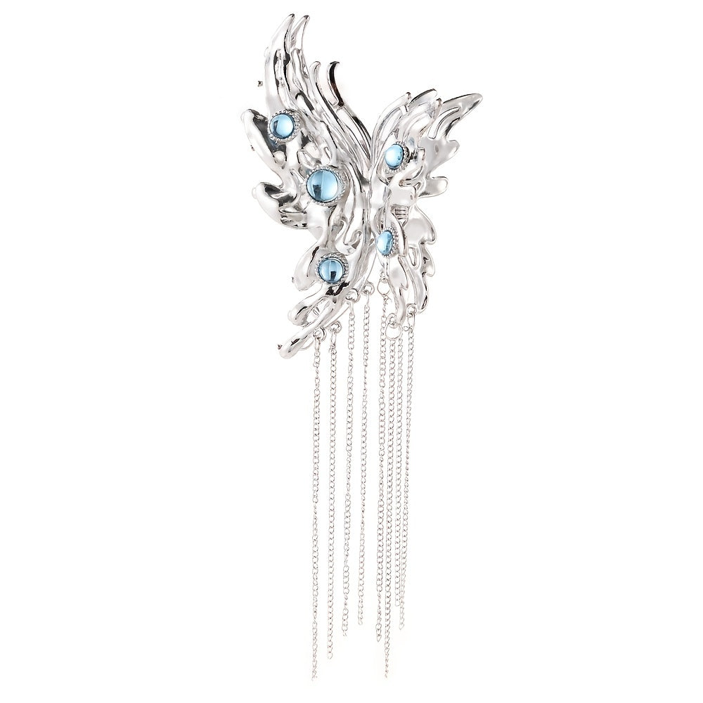 Butterfly Jumbo Tassel Hair Clip Metal Butterfly Hair Pin Minimalist Hair Claw