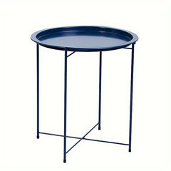 Multifunctional Round Table Mini Foldable Tray Table For Living Room Bedroom