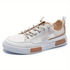 Men's Mesh Lace Up Sneakers Breathable Outdoor Walking Shoes