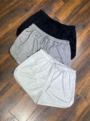 3 Pack Plus Size Casual Shorts Women's Plus