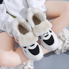 Women's Fleece Lined High Top Sneakers