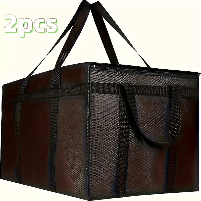 1pc Soft Cooler Bag Keeps Food Hot & Cold For Hours Lightweight & Sturdy Zipper