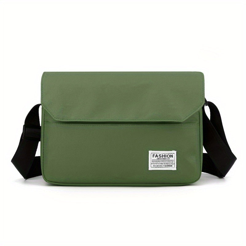 Casual Messenger Bag Unisex Crossbody Sling Student Commuter Organizer