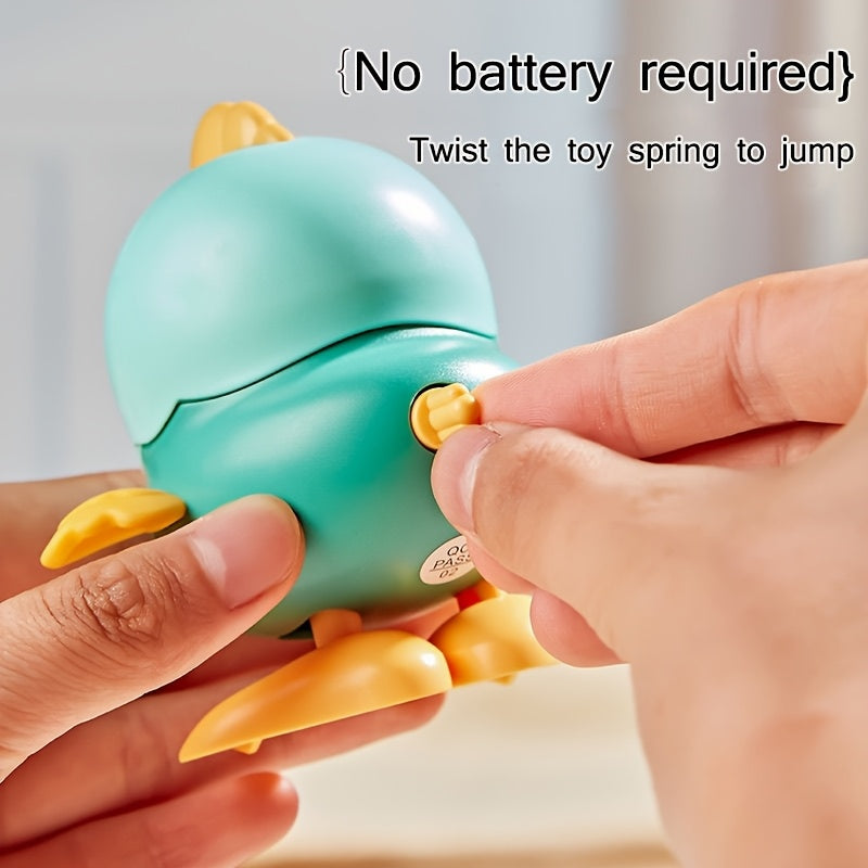Clockwork Chicken Jumping Toy Manual Winding Jumping Doll