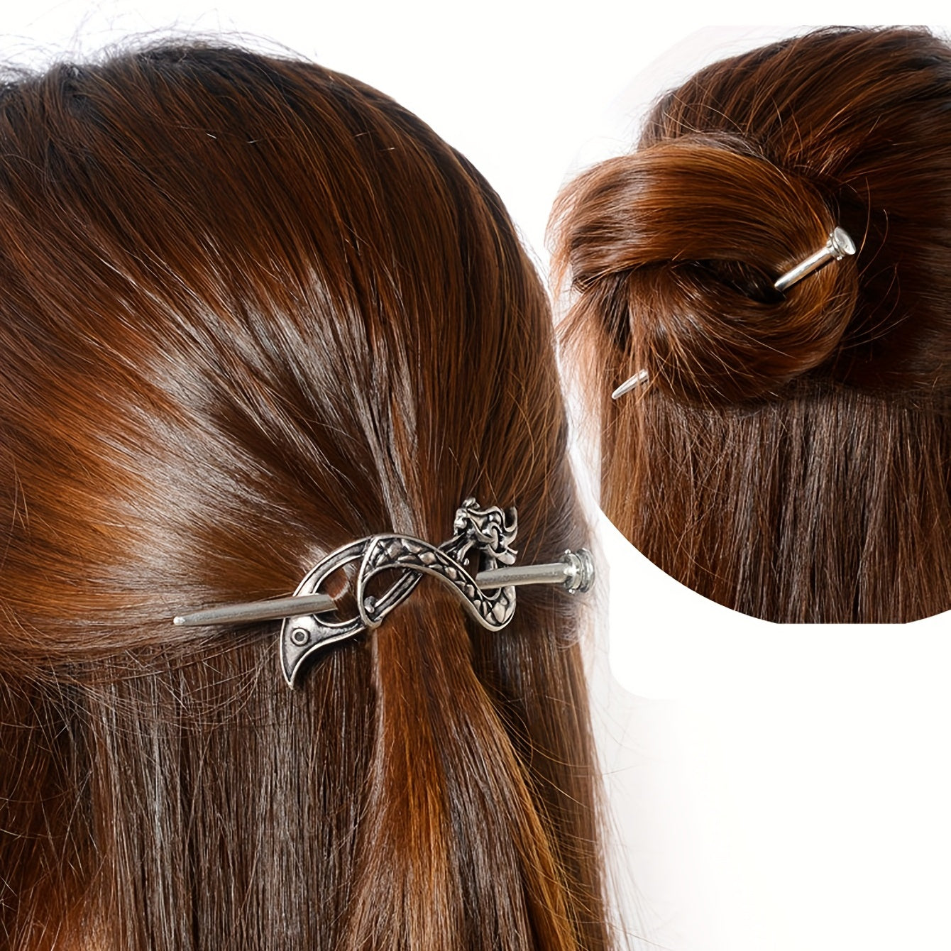 Dragon Hair Slide With Stick Vintage Headwear Accessory