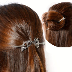 Dragon Hair Slide With Stick Vintage Headwear Accessory