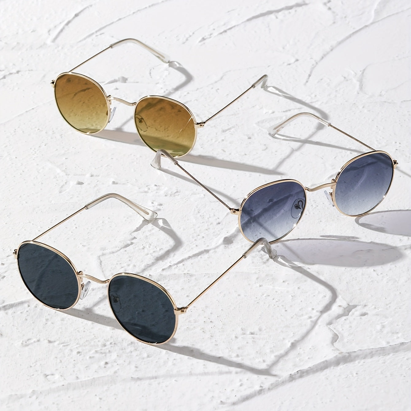 3 Pack Men's Colorful Casual Sunglasses