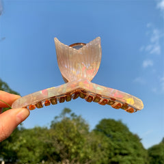 Mermaid Tail Hair Clip Fairy Back Head Hair Clip Women's Hair Accessory