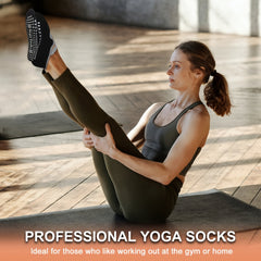 3 Pairs Cross Cut Out Socks Soft Lightweight Low Cut Yoga Socks Women's