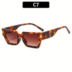 Y2K Square Sunglasses Retro Vintage UV400 Outdoor Sun Shades