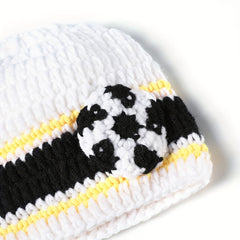 Newborn Baby Football Suit Photography Props Baby Hand knitted Hat Shorts Ball