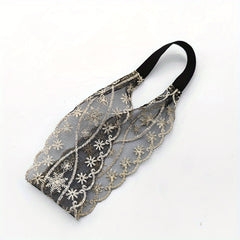 Flower Lace Elastic Hair Band Head Bundle Hair Accessories