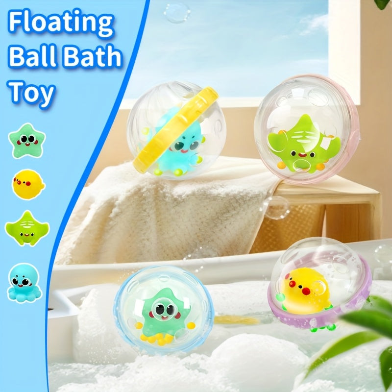 Ocean Animal Floating Ball Bath Toy Unisex Shower Gift