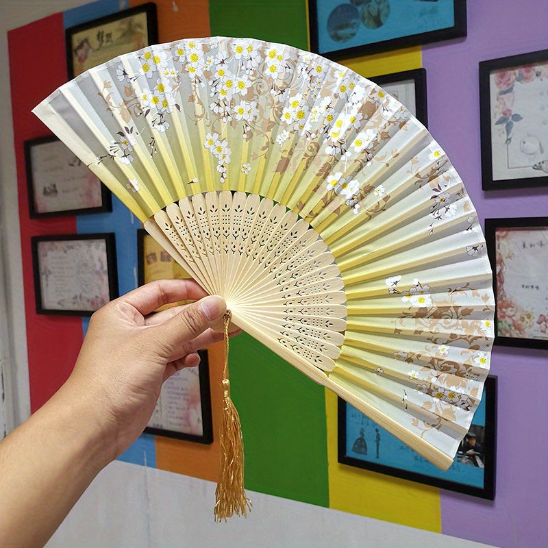 Chinese Classical Folding Flower Fan Dance for Party
