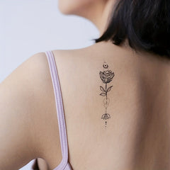 Moon Star Waterproof Temporary Tattoos, 30 Sheets
