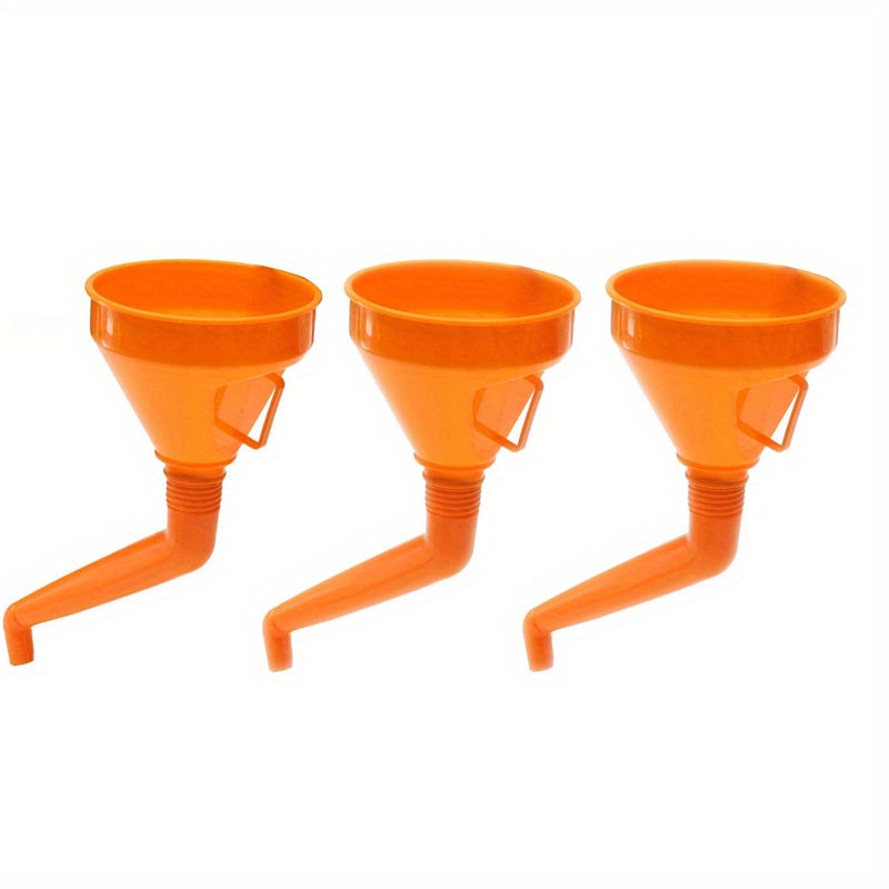 3PCS 130mm Refueling Funnel With Filter Motorcycle Refuel Gasoline Engine Funnel
