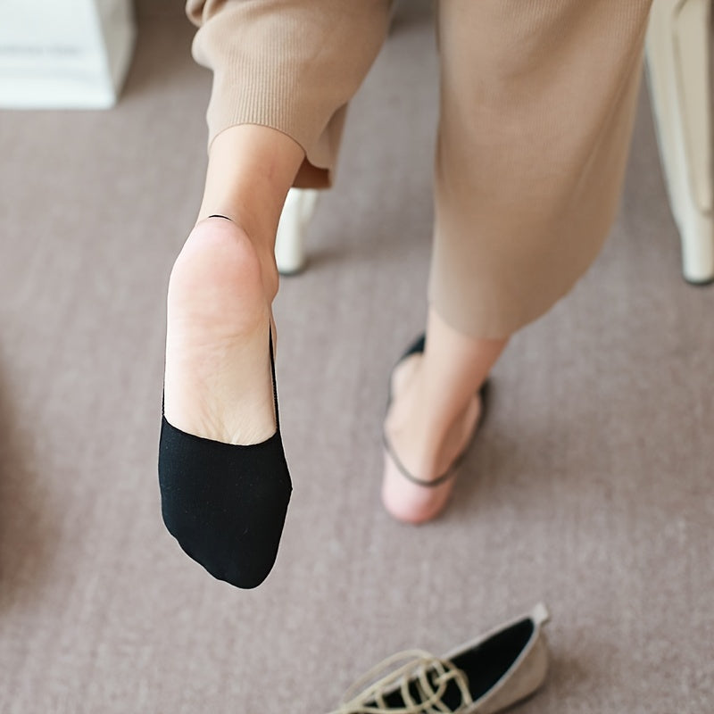 5 Pairs Soft Lightweight Non Slip Invisible Socks Women's Stockings