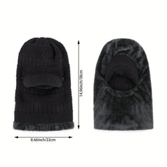 Winter Knitted Balaclava Beanie Hat Ski Mask Ear Protection