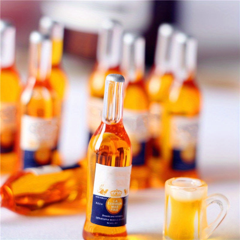 Mini Dollhouse DIY Beer Bottle Food Props