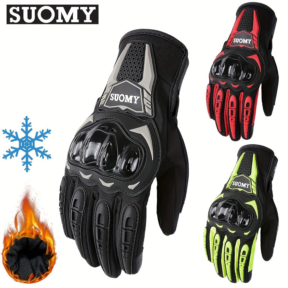 Snowmobile Skiing Touch Screen Motorcycle Gloves for Men & Women