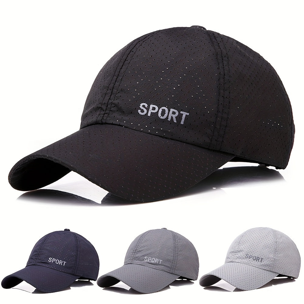 Outdoor Sunscreen Hat For Man Breathable Quick drying Baseball Cap