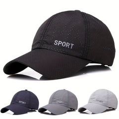 Outdoor Sunscreen Hat For Man Breathable Quick drying Baseball Cap