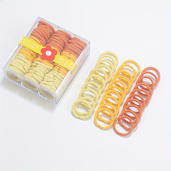 90pcs Candy Hair Tie Elastic Hair Rope Ponytail Holder Hair Accessories
