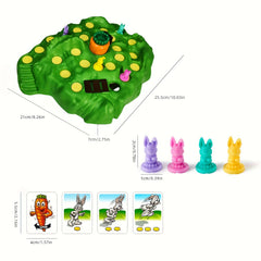 Game Rabbit Trap Chess Kids Toys Educational Desktop Props