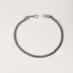 Men's Dragon Claw Buckle Silver Chain Bracelet Gift