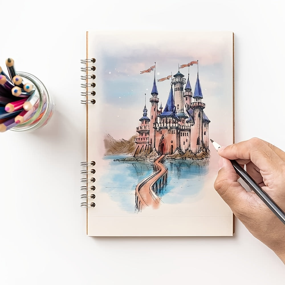 Fairy Tale Castle Mountain Clear Rubber Stamps