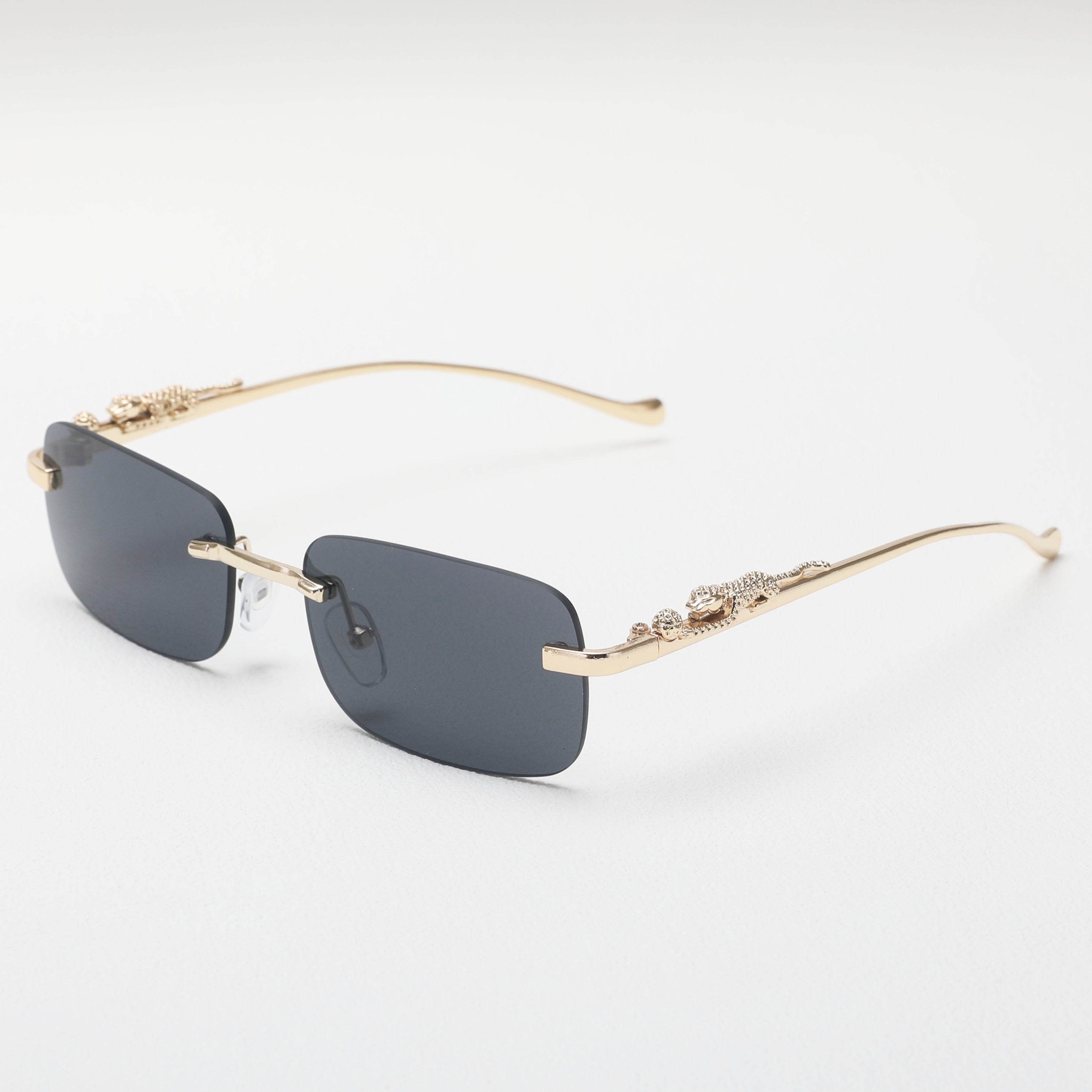 Square Rimless Glasses Women Sunglasses