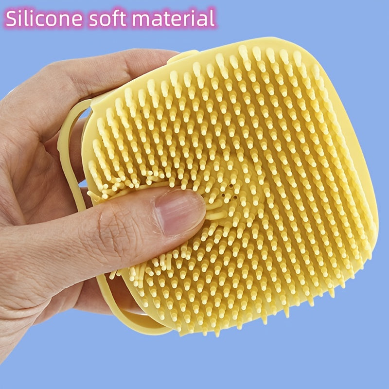 Silicone Pet Hair Comb & Scalp Massager for Dogs - Tangle Removal & Skin Health
